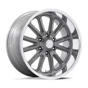 US Mags U145 20x8 6X5.5 Matte Gunmetal with Diamond-Cut Lip wheel - view 2