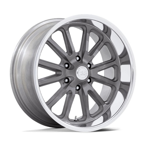US Mags U145 20x8 6X5.5 Matte Gunmetal with Diamond-Cut Lip wheel - view 2