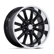 US Mags U145 20x8 6X5.5 Gloss Black with Diamond-Cut Lip wheel - view 1