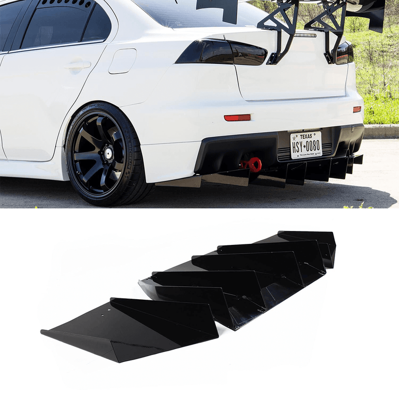 2007-2015 Mitsuibishi Evo Rear Diffuser V2