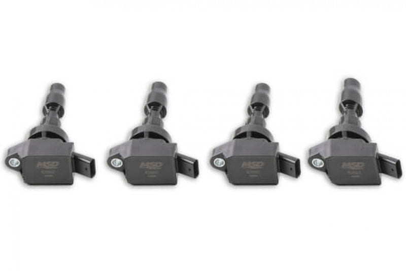 MSD Ignition Coil - Blaster Series - Hyundai/KIA 1.6L Turbo - Black - 4-Pack