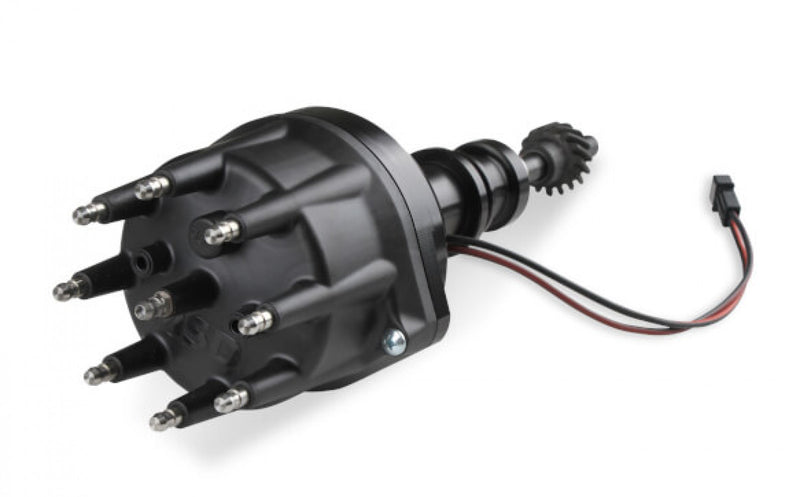 MSD Black Distributor Ford 289-302, Pro Billet, Small Cap, Steel Gear