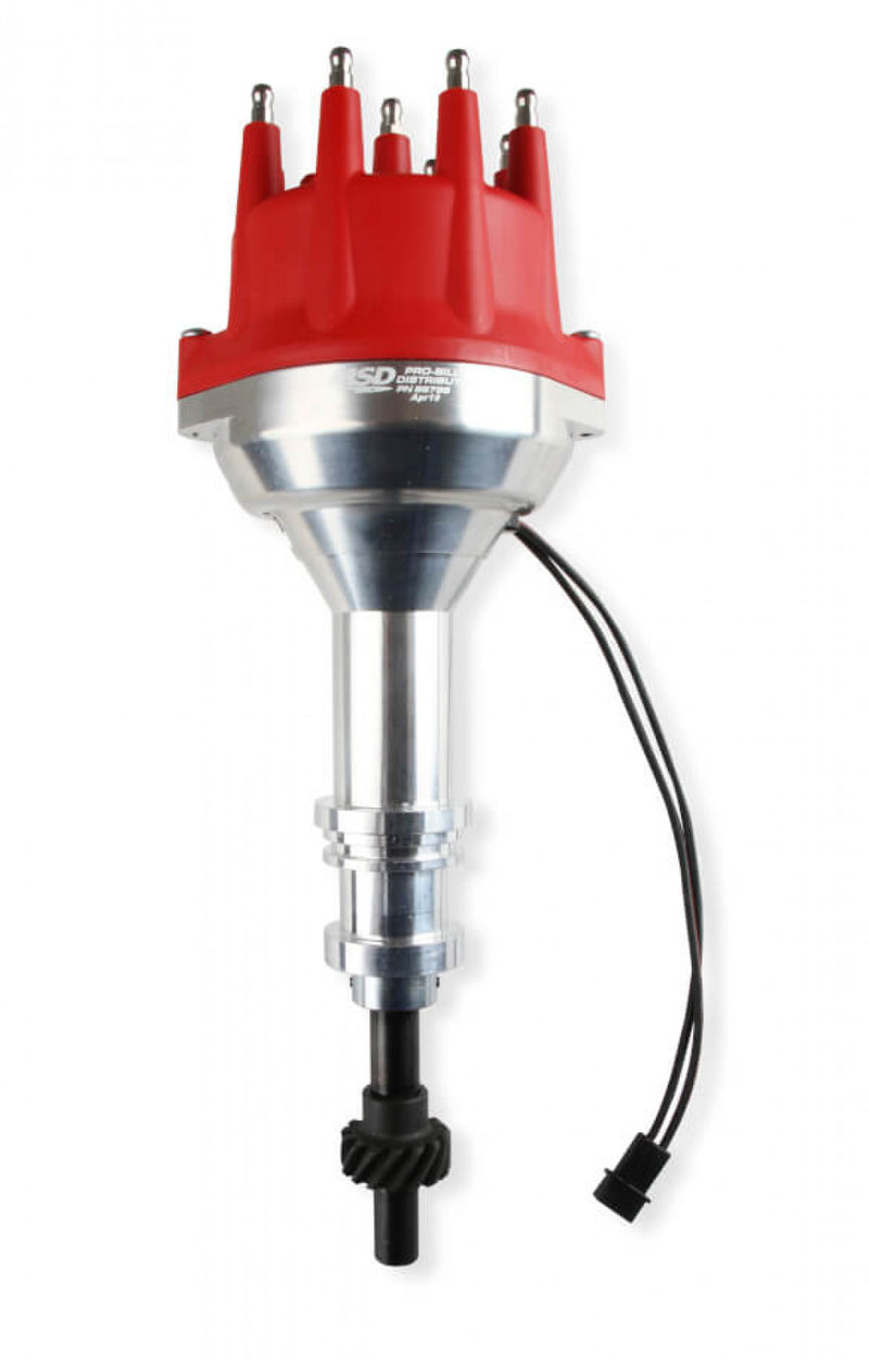 MSD Distributor, Ford 351W, Billet, Small Cap, Steel Gear