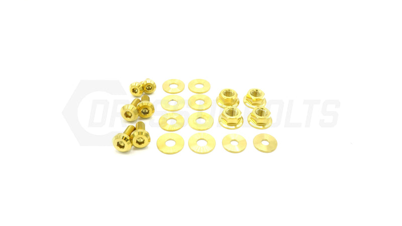 Dress Up Bolts Titanium Hardware Hood Kit - Volkswagen GTI MK7 (2015-2021)