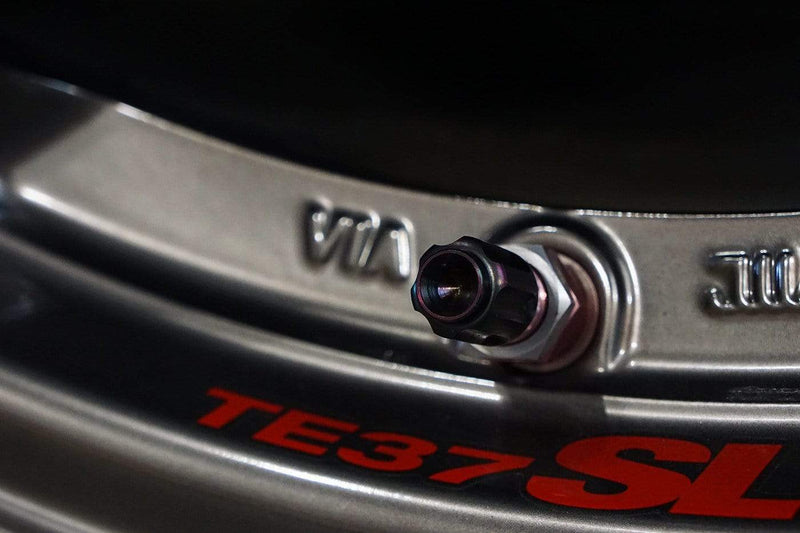 Dress Up Bolts Gear Titanium Valve Stem Caps