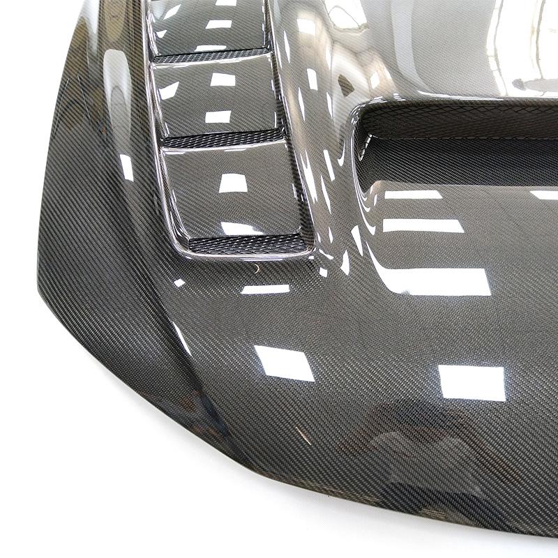 JDMuscle 08-14 WRX/STI Carbon Fiber Hood V3 w/ Heat Extract