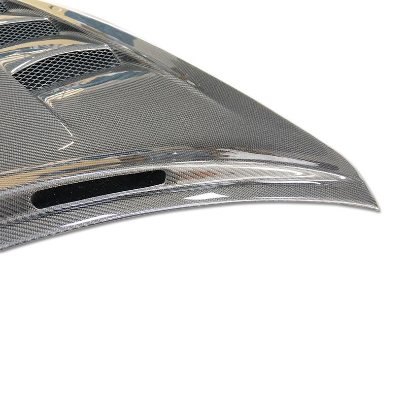 JDMuscle 08-14 WRX/STI Carbon Fiber Hood V3 w/ Heat Extract