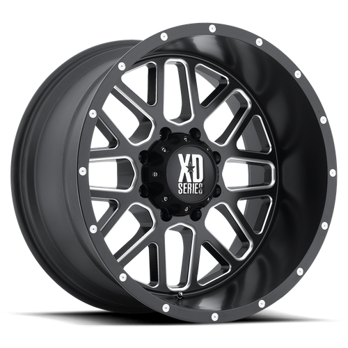 XD820 22X12 5X5.0 S-BLK MILL -44MM