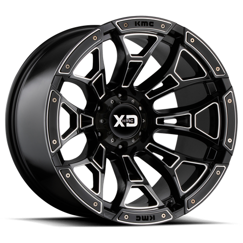 XD841 20X12 5X5.5 G-BLK MILL -44MM