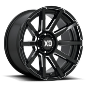 XD847 16X8 6X4.5 G-BLK MILL 10MM