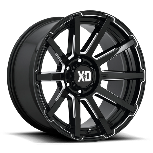 XD847 16X8 6X4.5 G-BLK MILL 10MM