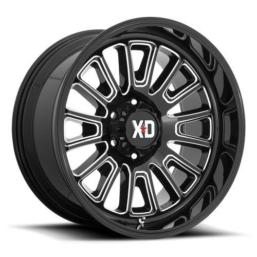 XD864 22X10 6X135 G-BLK MILL -18MM