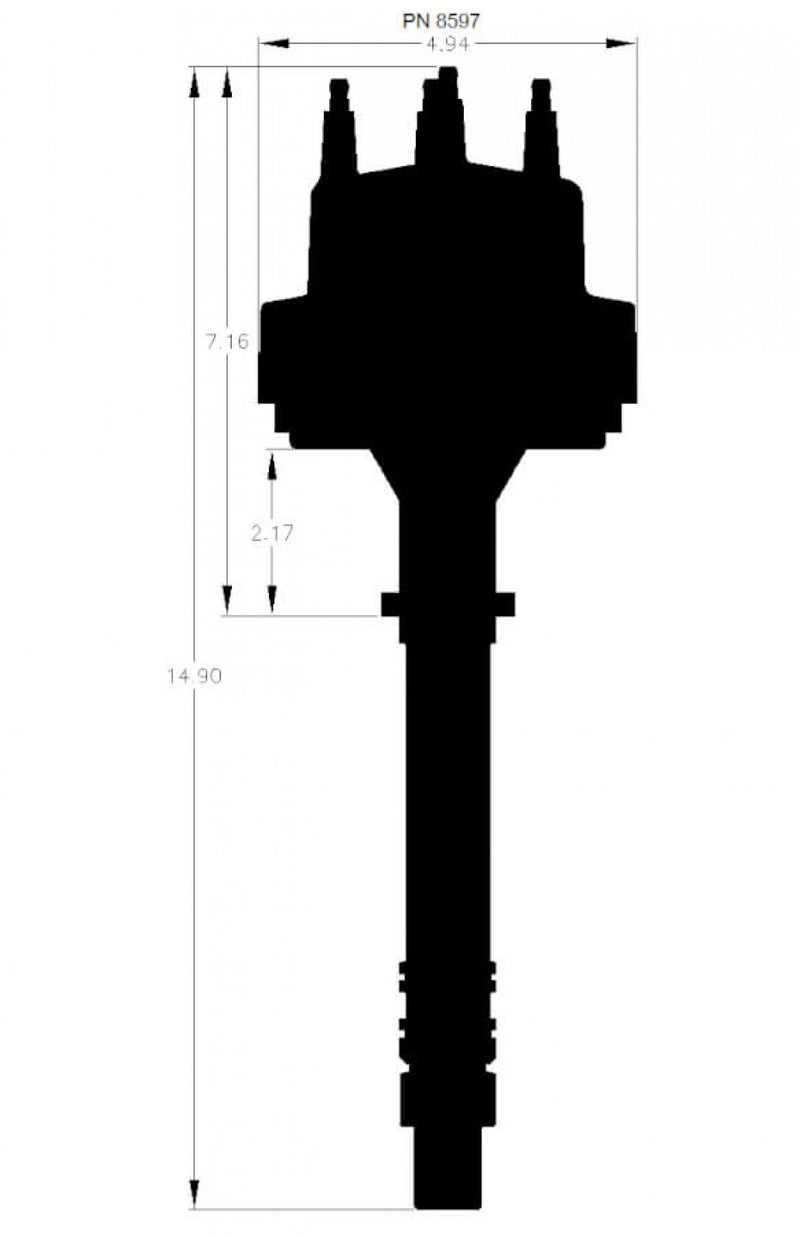 Chevy V6 Even-Fire Pro-Billet Distributor