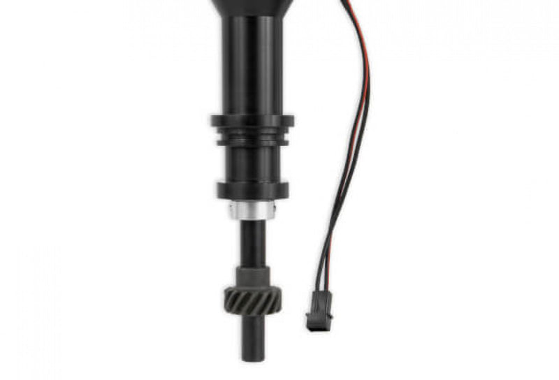 Black Distributor, Ford 351W, Pro-Billet w/Steel Gear
