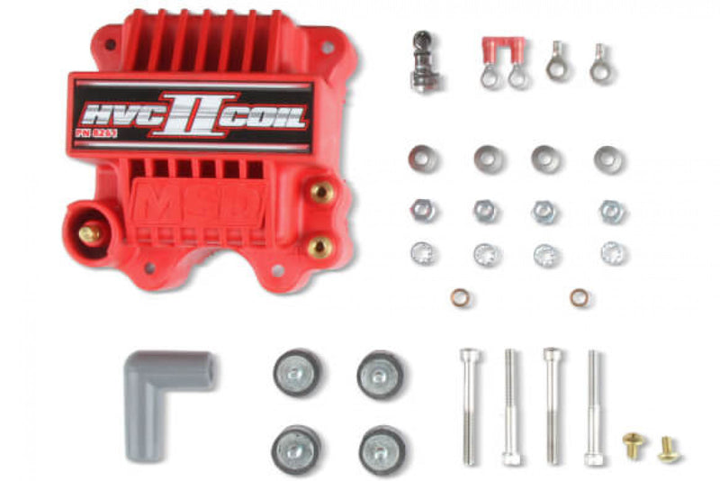 MSD Ignition Coil - HVC-2 Series - Red