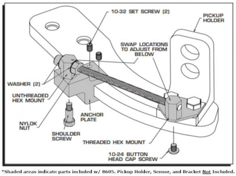 MSD Crank Trigger Adjustment Kit