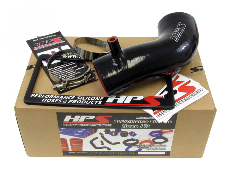 HPS Black Reinforced Silicone Post MAF Air Intake Hose Kit for Acura 13-15 ILX