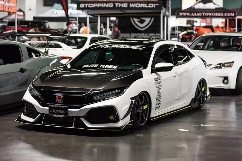 2017-2021  Honda Civic V1 Canards (Hatchback, Si Coupe, Si Sedan)
