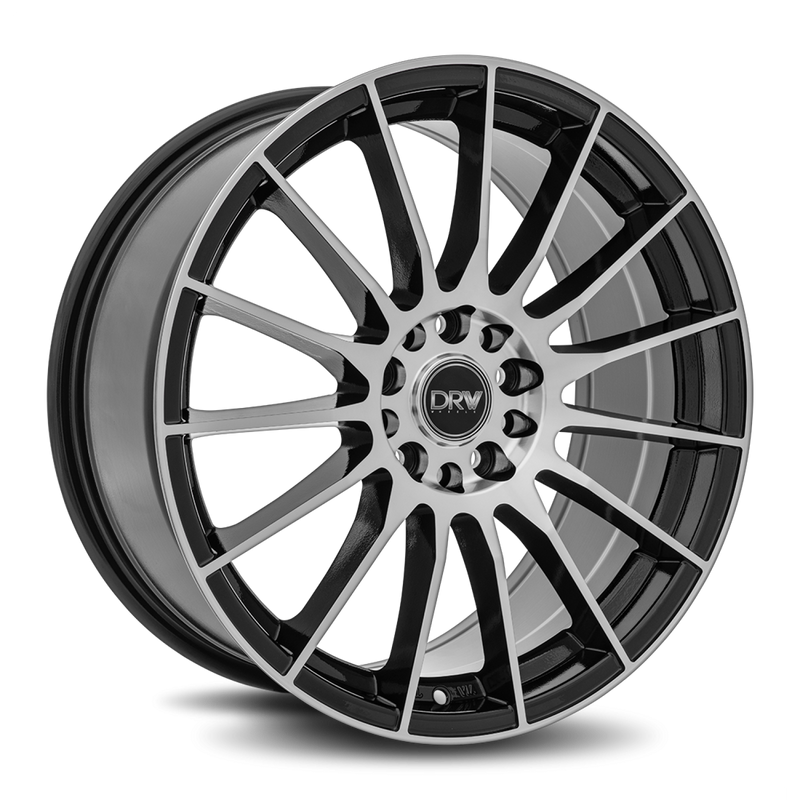 DRW Wheels D15 18x8 5x105/114.3 40 73.1 Gloss Black