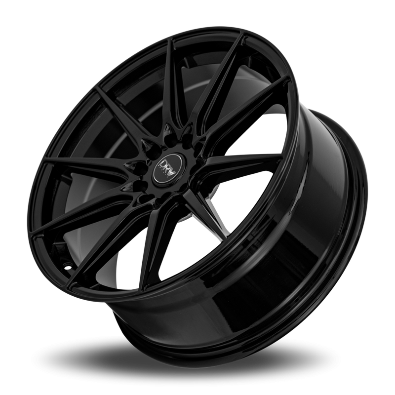 DRW Wheels D19 18x8 5x108/114.3 38 73.1 Gloss Black
