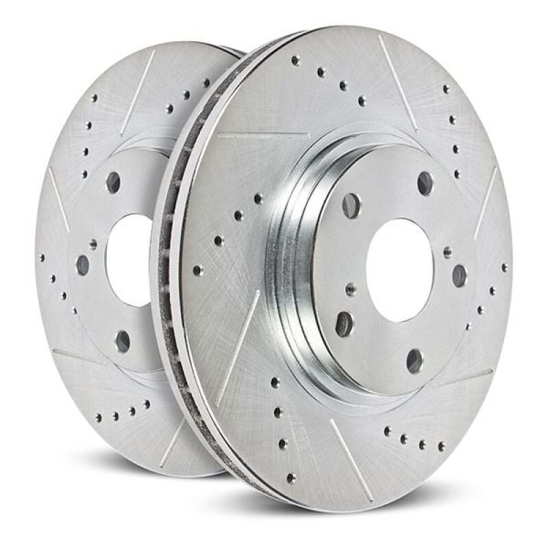 Power Stop 19-25 Acura RDX Front Drilled & Slotted Rotor - Pair