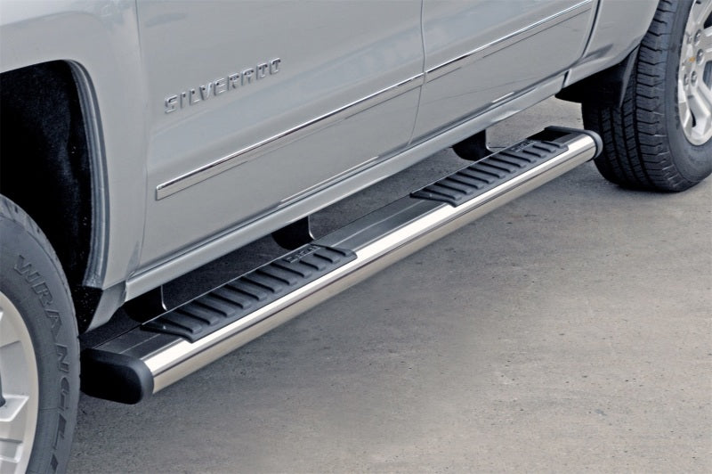 Dee Zee 99-23 Chevrolet/GMC/Dodge/Ford Full Size Truck Tubes - 6In Oval - Stainless Steel (RegCab)