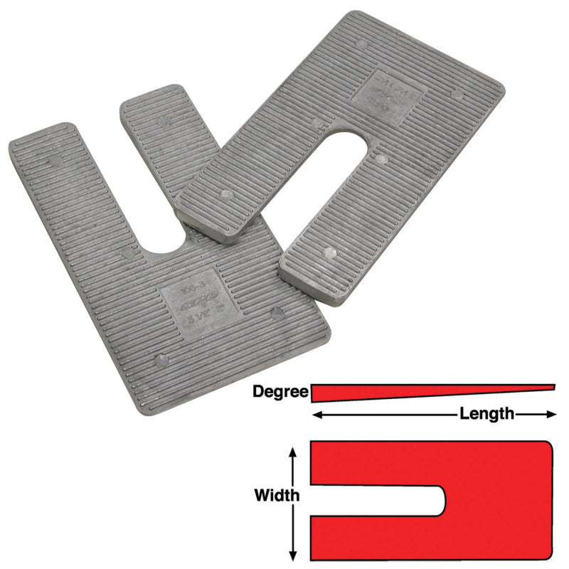 SPC Performance AL Shims 3.5X6.25X0.5 deg.(6)