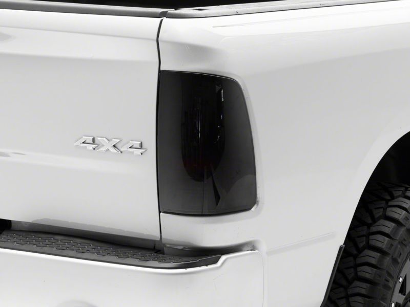 Raxiom 09-18 Dodge RAM 1500/2500/3500 Axial Series LED Tail Lights- Black Housing- Smoked Lens