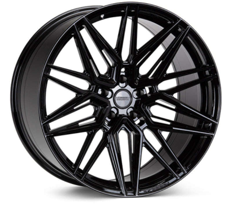 Vossen HF-7 24x10 - 5x114.3 - ET22 - Deep Face - 70.6 - Gloss Black Wheel