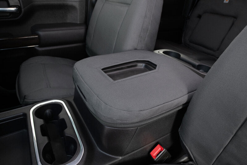Covercraft 21-24 Dodge Durango Carhartt PrecisionFit Custom Front Row Seat Covers - Gravel