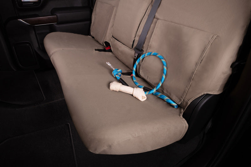Covercraft 19-26 Mercedes-Benz Sprinter Polycotton SeatSaver Custom Front Row Seat Covers-Taupe