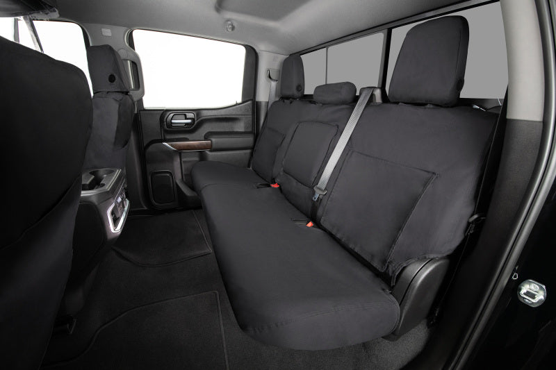 Covercraft 15-21 Ford Transit Polycotton SeatSaver Custom Third Row Seat Covers-Charcoal