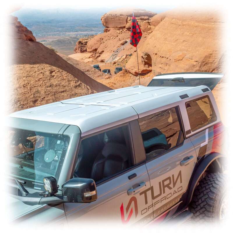 Turn Offroad 21-26 Ford Bronco Hard Top (4 Door) White/Badge Delete