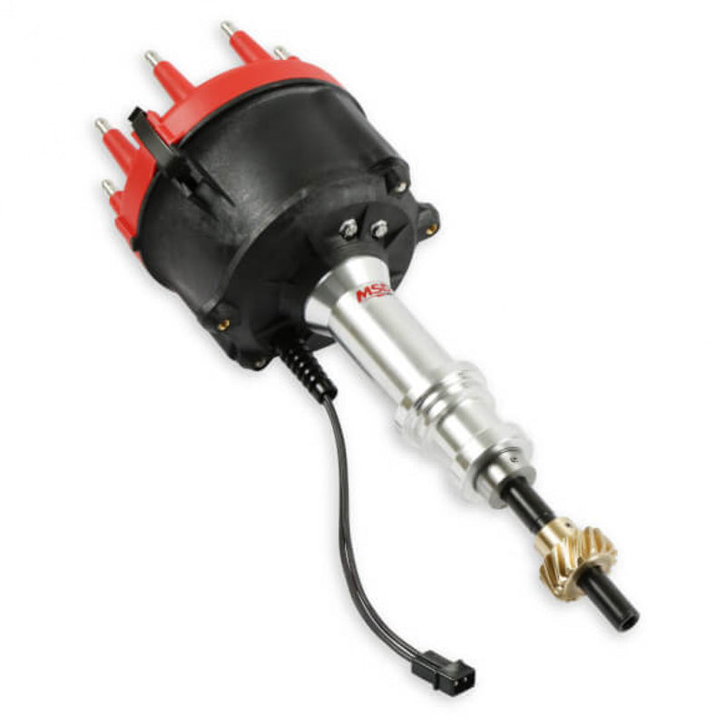 MSD Billet Distributor - Ford - Small Block V8 - Bronze Gear