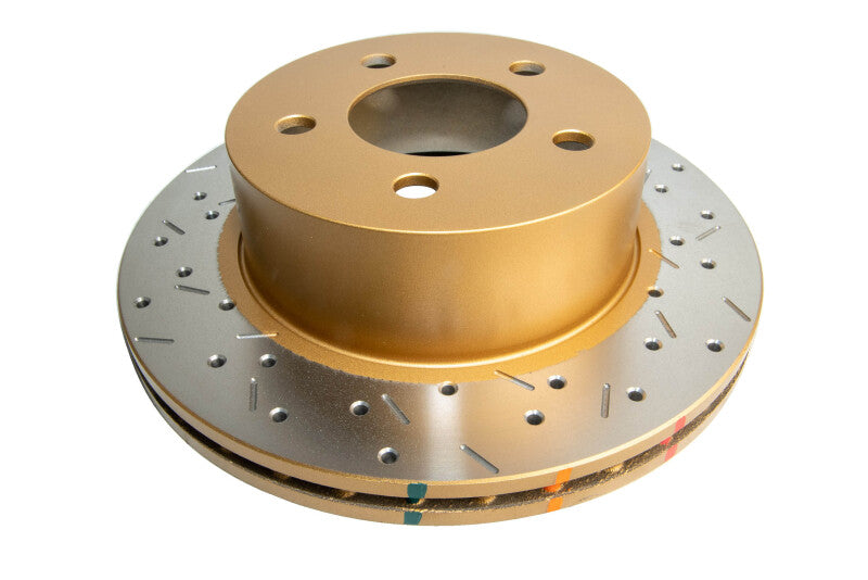 DBA 88-92 Cherokee 4wd/90-92 Comanche 4wd/90-99 Wrangler Front Drilled & Slotted 4000 Series Rotor