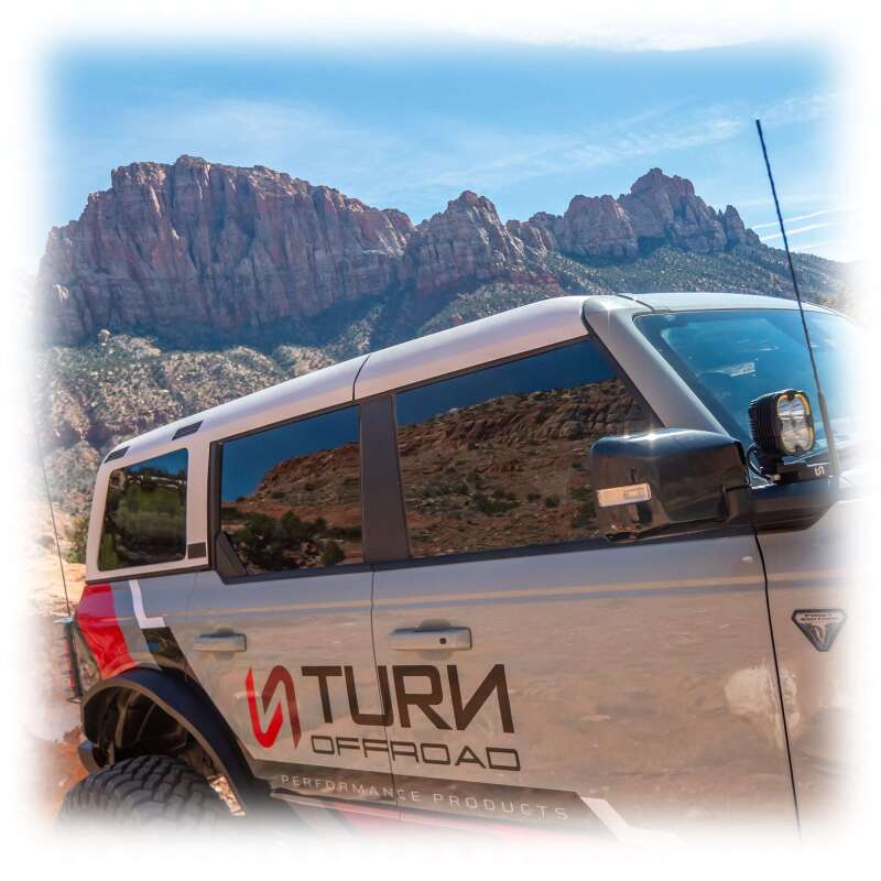 Turn Offroad 21-26 Ford Bronco Hard Top (4 Door) White/Badge Delete