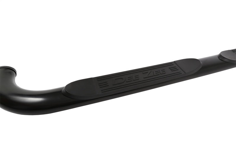 Dee Zee 14-19 Chevrolet Silverado Tubes - 4In Oval Black Steel CrewCab
