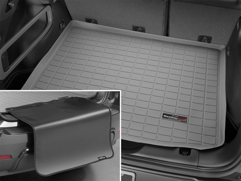 WeatherTech 25 - 26 Lexus UX Hybrid Cargo Liner w/ Bumper Protector Behind 2nd Row - Grey