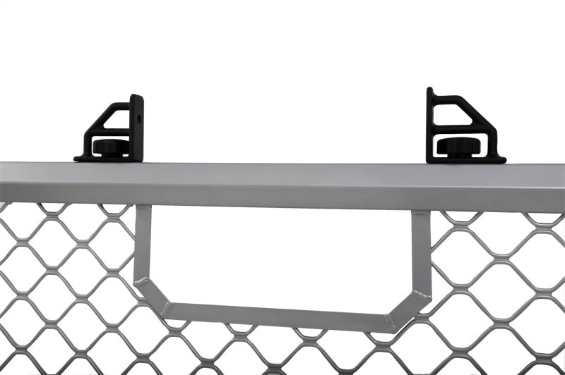 Dee Zee 17-23 Ford SuperDuty Cargo Management Cab Rack - Silver Mesh