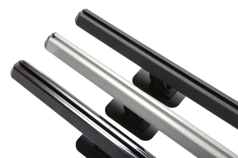 Dee Zee 14-23 Chevrolet Silverado Hex Series Side Rails - Gloss Black 6 1/2Ft Bed