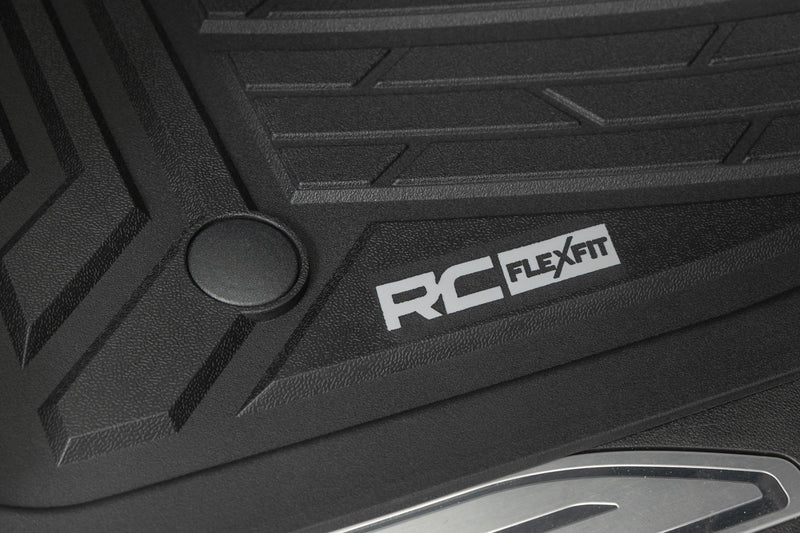 Flex-Fit Floor Mats | FR & RR | FR Bucket | Crew | Chevy/GMC 1500/2500HD/3500HD (19-26)