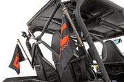 Whip Mount | Cage | 4' Multl-Color LED Whip Pair | Kawasaki Teryx4 800 