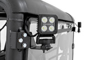 LED Light Kit | Rear Mount | 2" Black Pair | Amber DRL | CFMOTO UFORCE 1000