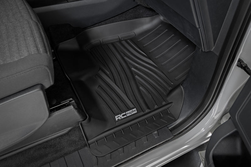 Flex-Fit Floor Mats | FR & RR | Ford F-150 (15-25)/F-150 Lightning (22-25)/Raptor (17-25) 