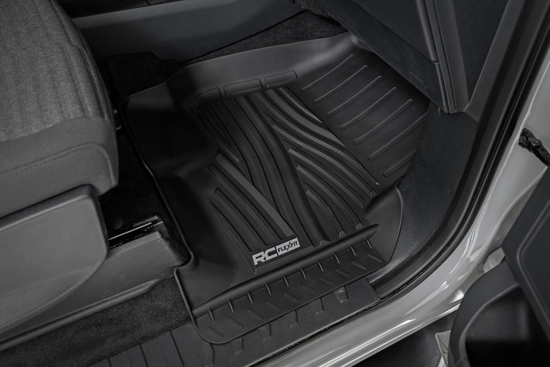 Flex-Fit Floor Mats | FR & RR | Ford F-150 (15-26)/F-150 Lightning (22-26)/Raptor (17-25) 