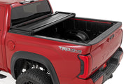 Soft Tri-Fold Bed Cover | 5'7" Bed | with and w/o OE Rail | Toyota Tundra (22-25)