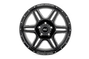 Rough Country 92 Series Wheel | Machined One-Piece | Gloss Black | 18x9 | 5x5 | +0mm