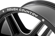 Rough Country 92 Series Wheel | Machined One-Piece | Gloss Black | 18x9 | 5x5 | +0mm