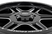 Rough Country 92 Series Wheel | Machined One-Piece | Gloss Black | 18x9 | 6x5.5 | +0mm