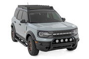 Nudge Bar | w/ Tow Hooks | 20 Inch BLK DRL Single Row LED | Ford Bronco Sport (21-24)